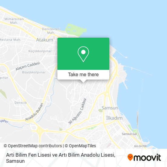 Arti Bilim Fen Lisesi ve Artı Bilim Anadolu Lisesi map