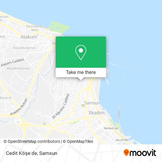 Cedit Köşe de map