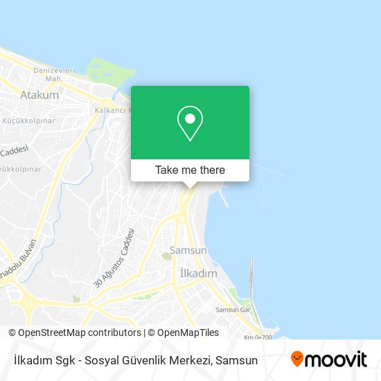 İlkadım Sgk - Sosyal Güvenlik Merkezi map