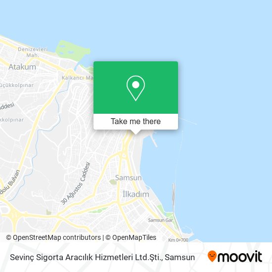 Sevinç Sigorta Aracılık Hizmetleri Ltd.Şti. map