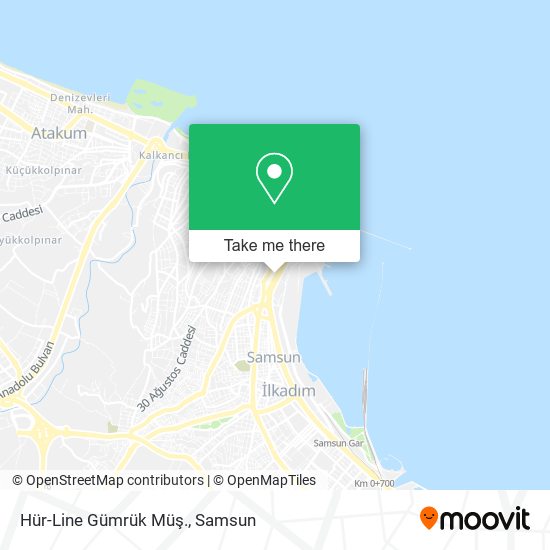Hür-Line Gümrük Müş. map