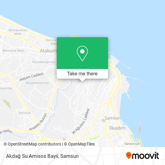 Akdağ Su Amisos Bayii map