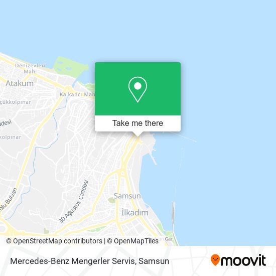 Mercedes-Benz Mengerler Servis map