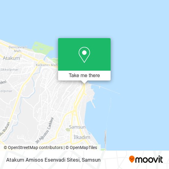 Atakum Amisos Esenvadi Sitesi map