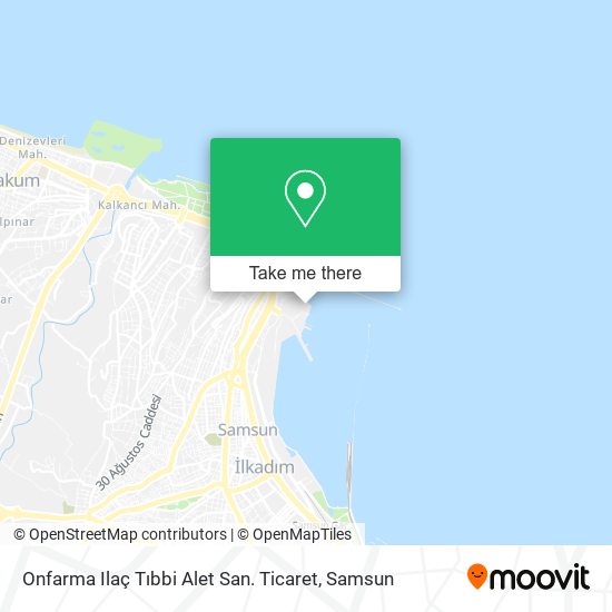 Onfarma Ilaç Tıbbi Alet San. Ticaret map
