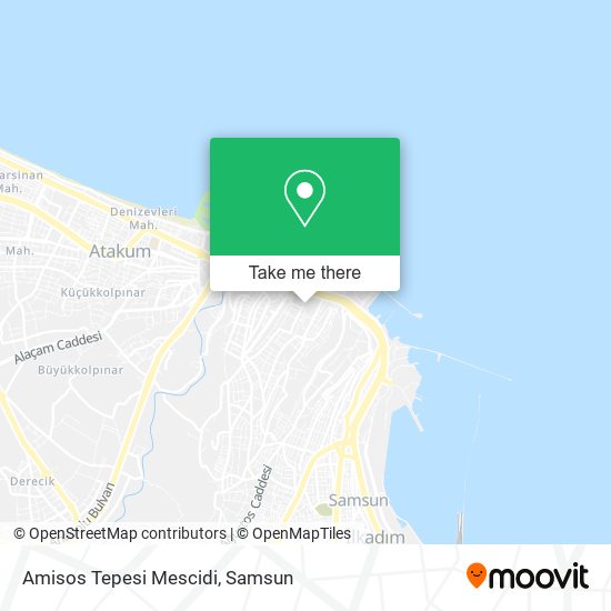 Amisos Tepesi Mescidi map