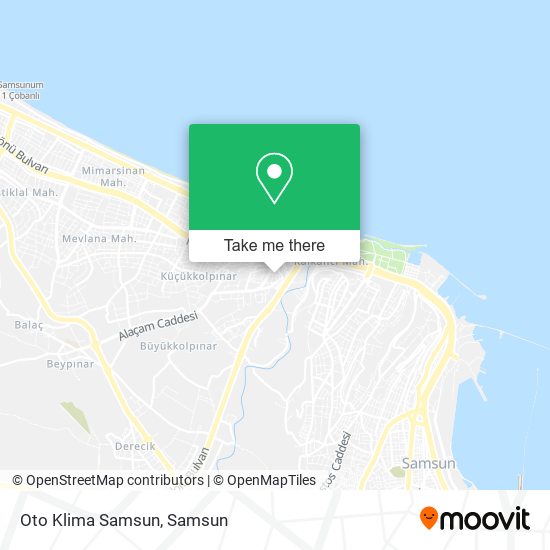 Oto Klima Samsun map