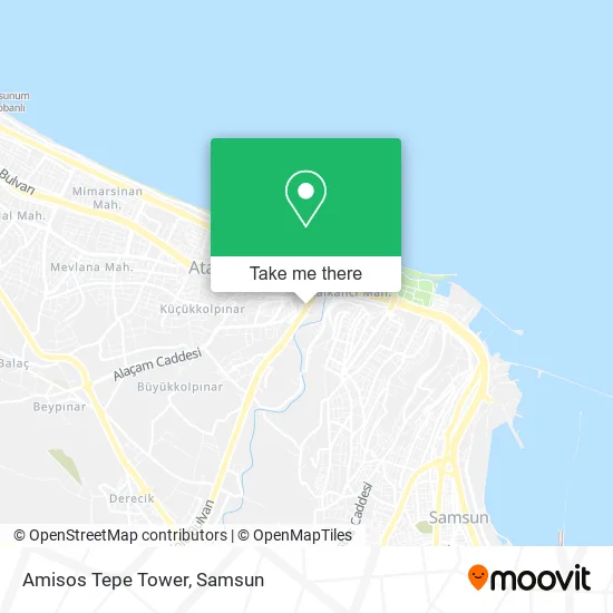 Amisos Tepe Tower map