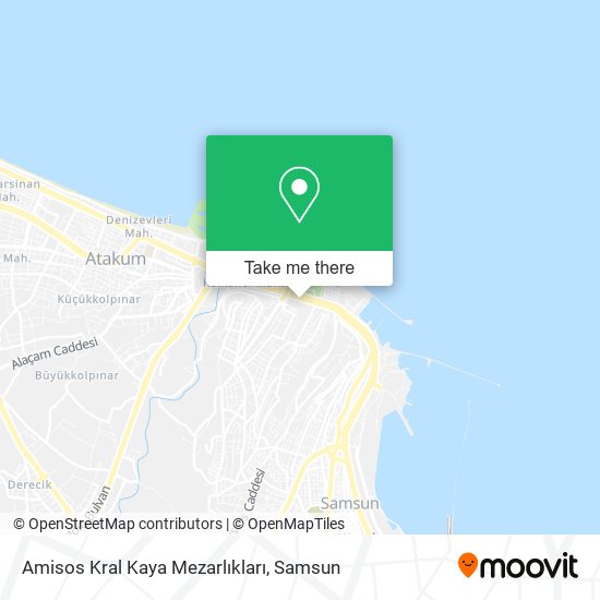 Amisos Kral Kaya Mezarlıkları map