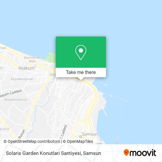 Solaris Garden Konutlari Santiyesi map