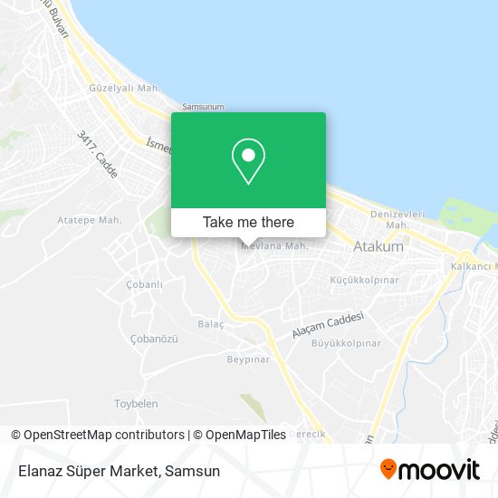 Elanaz Süper Market map