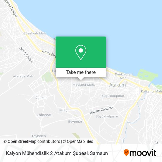 Kalyon Mühendislik 2 Atakum Şubesi map