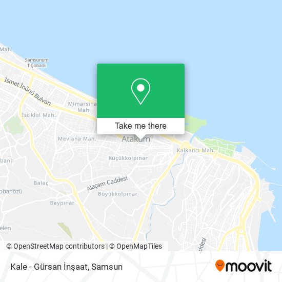 Kale - Gürsan İnşaat map