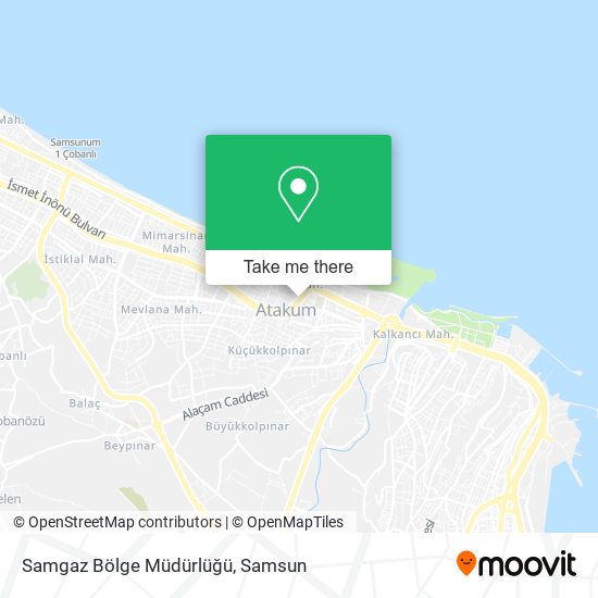 Samgaz Bölge Müdürlüğü map