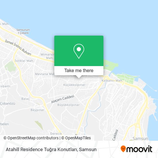 Atahill Residence Tuğra Konutları map