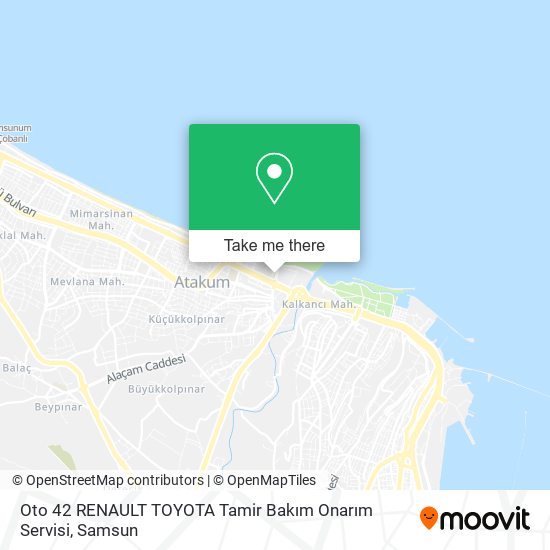 Oto 42 RENAULT TOYOTA Tamir Bakım Onarım Servisi map