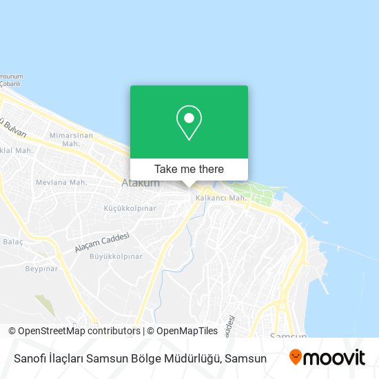Sanofi İlaçları Samsun Bölge Müdürlüğü map