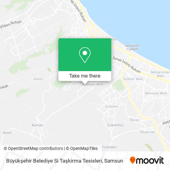 Büyükşehir Belediye Si Taşkirma Tesisleri map