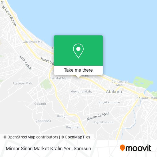 Mimar Sinan Market Kralın Yeri map