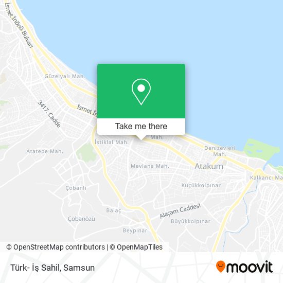 Türk- İş Sahil map