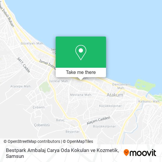 Bestpark Ambalaj Carya Oda Kokuları ve Kozmetik map