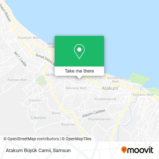 Atakum Büyük Camii map