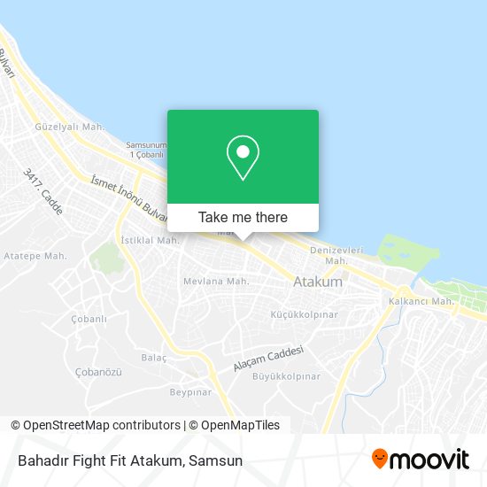 Bahadır Fight Fit Atakum map