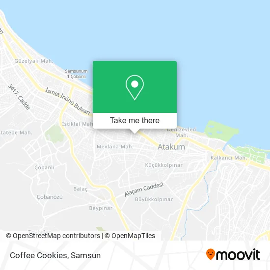 Coffee Cookies map