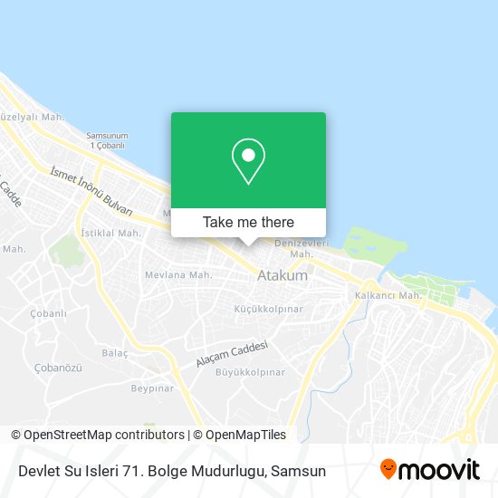 Devlet Su Isleri 71. Bolge Mudurlugu map