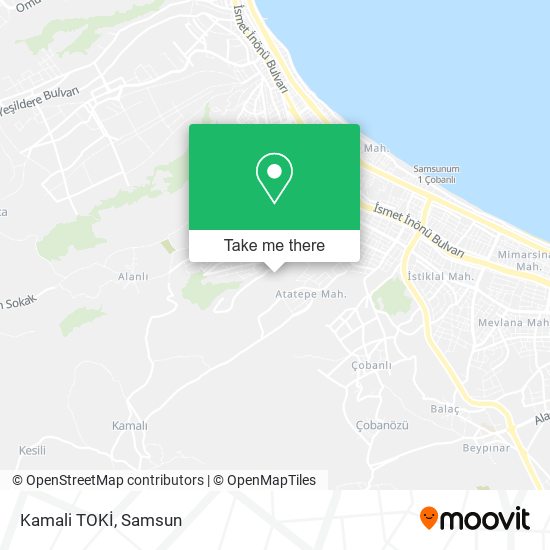 Kamali TOKİ map