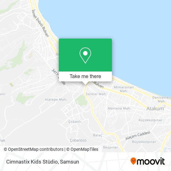 Cimnastix Kids Stüdio map