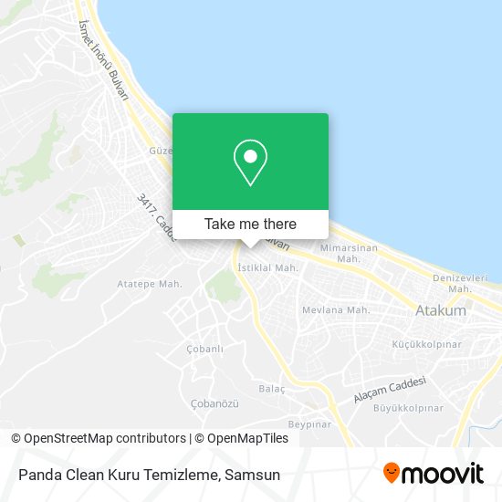 Panda Clean Kuru Temizleme map