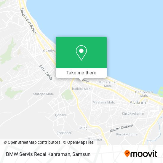BMW Servis Recai Kahraman map