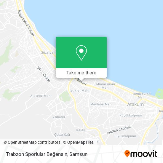 Trabzon Sporlular Beğensin map