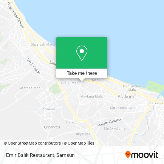 Emir Balık Restaurant map