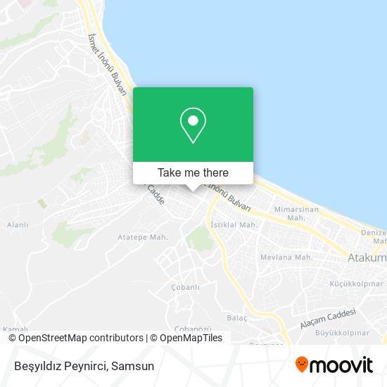 Beşyıldız Peynirci map