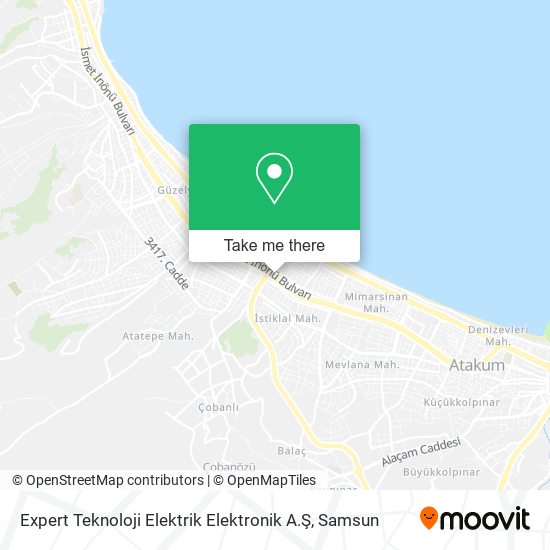 Expert Teknoloji Elektrik Elektronik A.Ş map