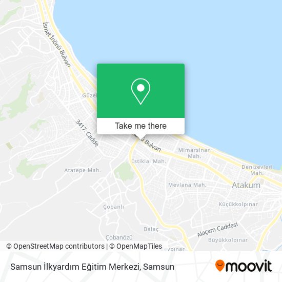 Samsun İlkyardım Eğitim Merkezi map