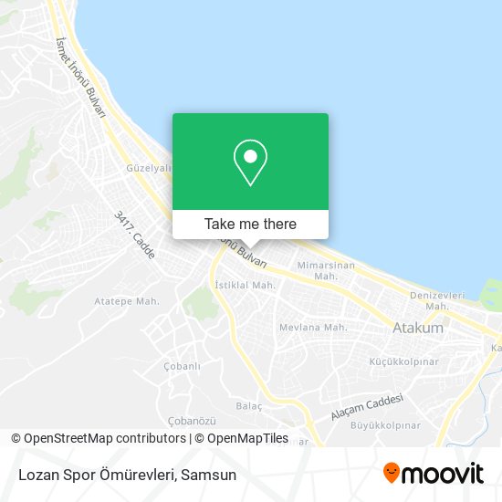 Lozan Spor Ömürevleri map