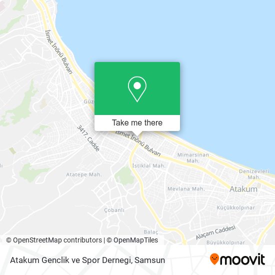 Atakum Genclik ve Spor Dernegi map