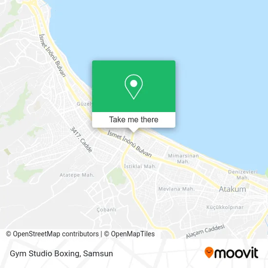 Gym Studio Boxing map