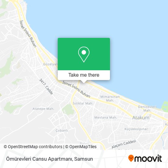 Ömürevleri Cansu Apartmanı map