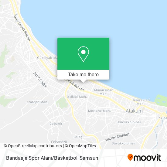 Bandaaje Spor Alani/Basketbol map