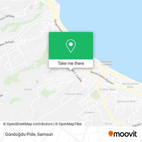 Gündoğdu Pide map