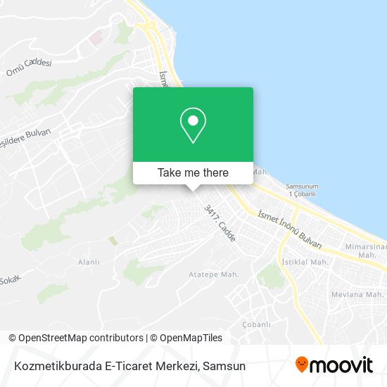 Kozmetikburada E-Ticaret Merkezi map