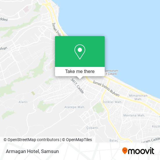 Armagan Hotel map