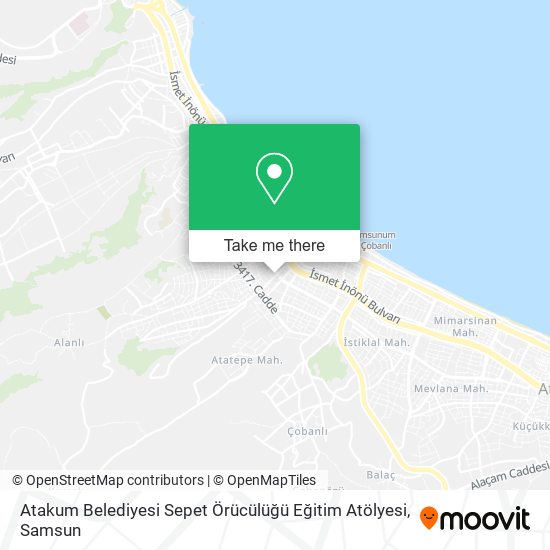 Atakum Belediyesi Sepet Örücülüğü Eğitim Atölyesi map