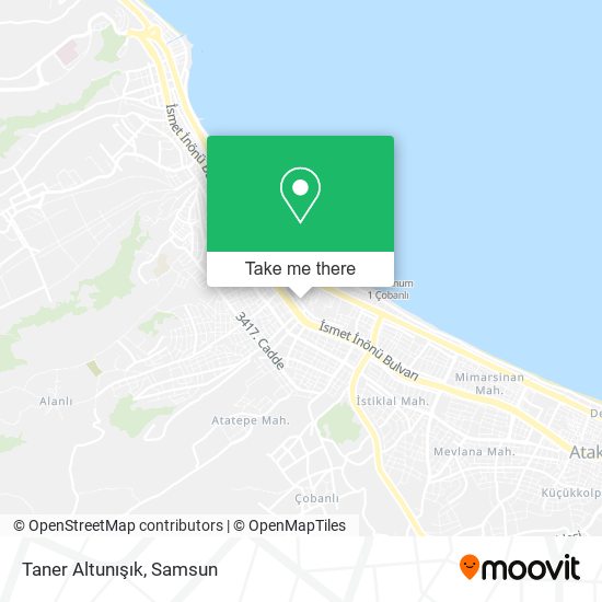 Taner Altunışık map