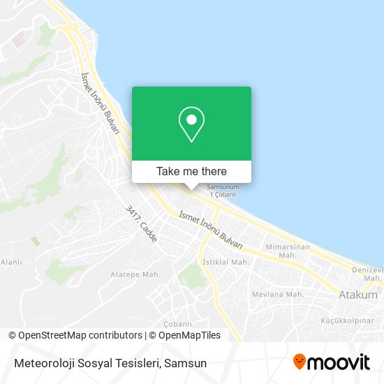 Meteoroloji Sosyal Tesisleri map