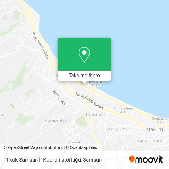 Tkdk Samsun İl Koordinatörlüğü map